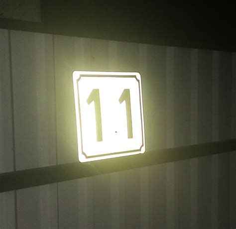 nailing house numbers in metal door|silver reflective plastic door numbers.